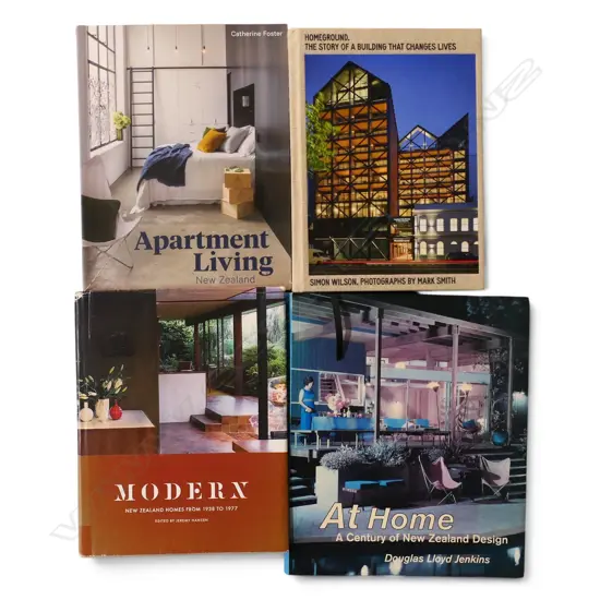 FOUR PUBLICATIONS: NZ ARCHITECTURE INCL. 'AT HOME'